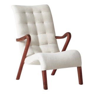 Danish Modern Model No.56 Lounge Chair attributed to Slagelse Møbelværk, 1940s For Sale