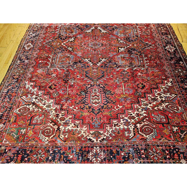 Early 20th Century Heriz 1077 For Sale - Image 5 of 10