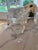 Glass 1950s Set of 8 Vintage Etched Crystal Wine Glasses For Sale - Image 7 of 12
