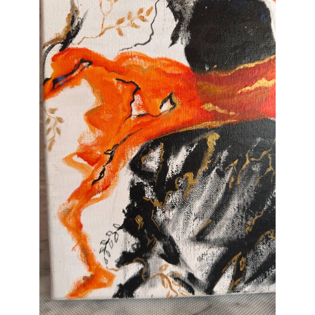 Figurative Viktoria Palamarchuk Hard‑mouthed – Abstract Acrylic Painting on Canvas Figurative Artwork For Sale - Image 3 of 6