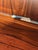 Brown Rosewood Cabinet With Smoked Glass Doors and Built in Lamp Denmark 1960s For Sale - Image 8 of 10
