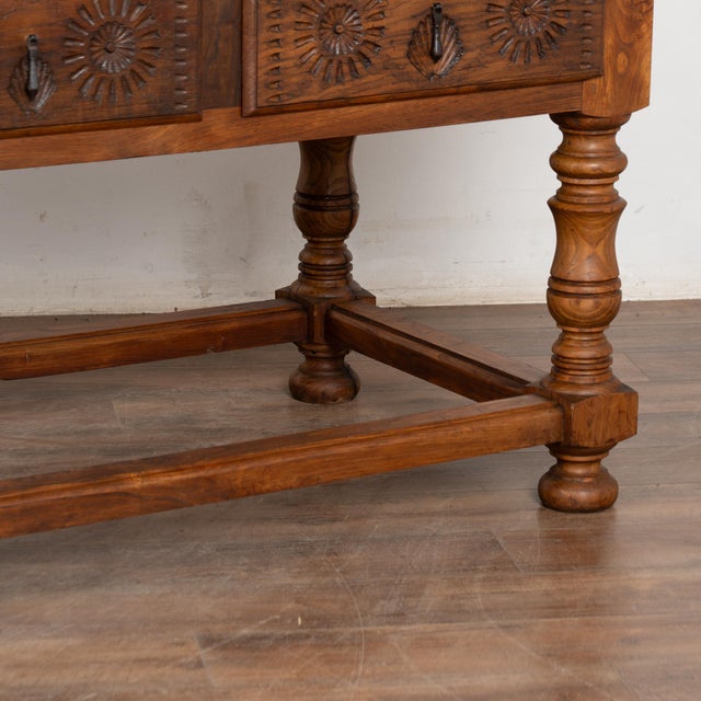 Early 20th Century Console Table With Three Drawers, Portugal For Sale - Image 11 of 15