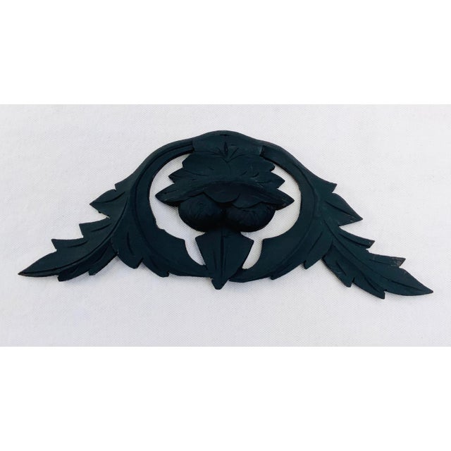 19th C. Hand-Carved Walnut Architectural Fragment For Sale - Image 11 of 18