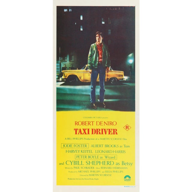 Taxi Driver Original Vintage Movie Poster, Australian, 1976 For Sale - Image 4 of 4