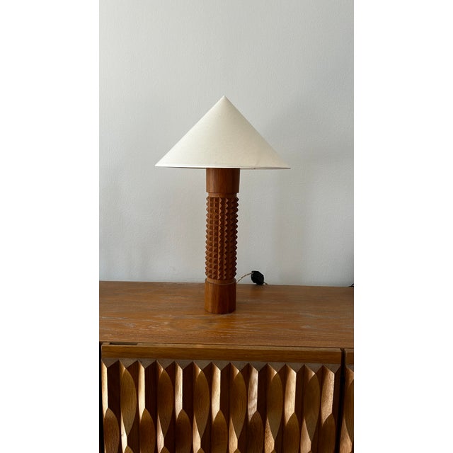 Vintage Brutalist Lamp, Belgium, 1960, in Flawless conditions. Designed 1960 to 1969 European Plug (up to 250V).The wiring...