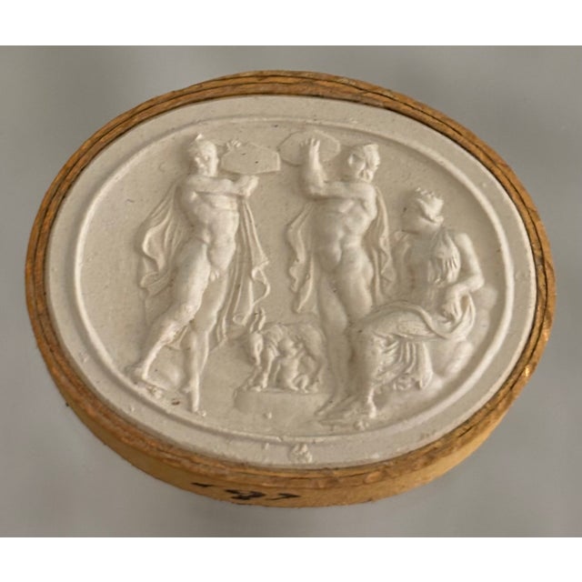 Antique Italian Grand Tour Plaster Intaglios - Set of 5 (Group #3) For Sale - Image 12 of 16