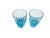 Art Deco Crystal Glasses, Czechoslovakia, 1930s, Set of 2 For Sale - Image 3 of 6