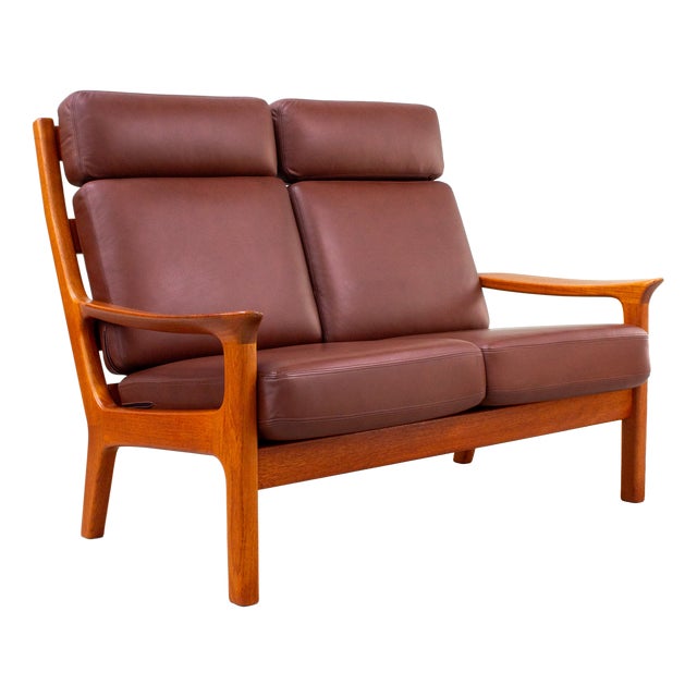 Vintage Danish Teak Sofa by Juul Kristensen, 1960s For Sale