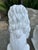 Vintage French White Painted Concrete Lions - A Pair For Sale - Image 10 of 15