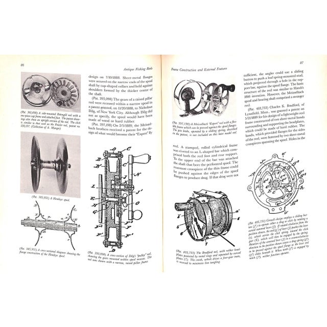 "Antique Fishing Reels: Your Illustrated Guide to Identifying and Understanding u.s. Patented Models Through 1920" 1985 Vernon, Steven K. For Sale In New York - Image 6 of 12