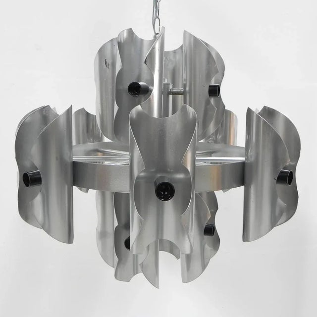 Large Vintage Hanging Lamp with 16 Light Points For Sale - Image 15 of 18