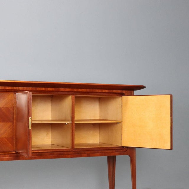Vintage Sideboard in Mahogany, 1950s For Sale - Image 4 of 10