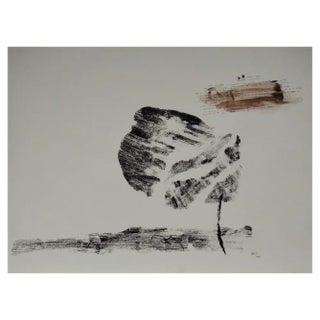 Rafael Ruz, Composition, 1985, Mixed Media on Paper For Sale