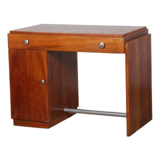 Modernist Wooden Desk, 1940s For Sale