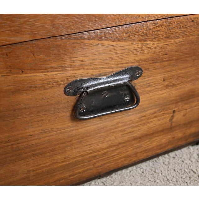 20th Century Mahogany Travel Trunk For Sale - Image 14 of 18