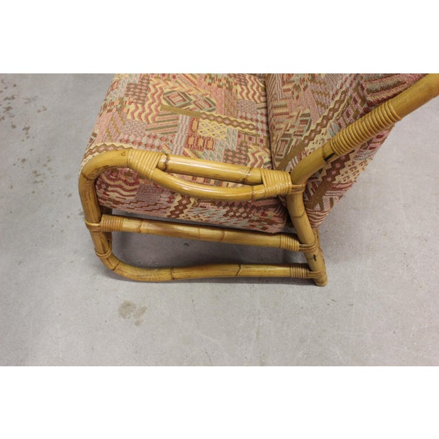 Rattan 3-Seater Sofa, 1970 For Sale - Image 9 of 11