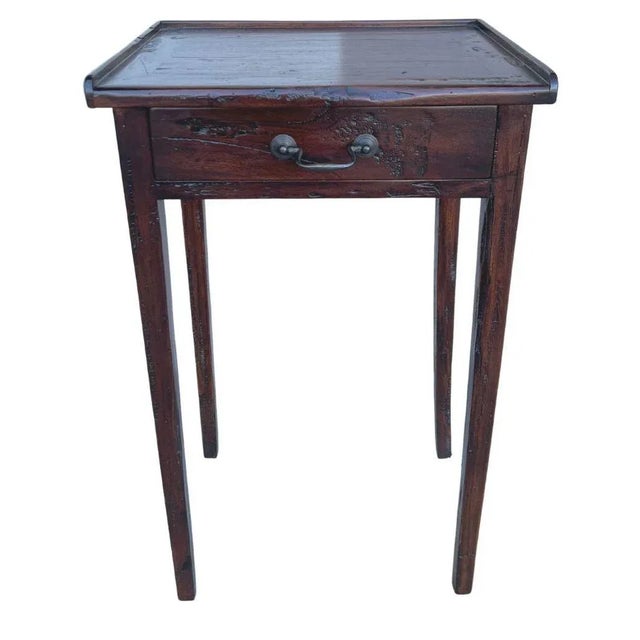 Mahogany drink table accentuated with clean lines and a functional drawer. Finished off with a rich mahogany stain, the...
