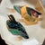 Vintage Japanese Kutani Mandarin Duck Motif Round Decorative Display Polygonal Plate 10" For Sale - Image 4 of 5