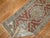 Early 20th Century Rustic Brown Geometric Persian Heriz Runner - 2'4" x 10'8" For Sale - Image 4 of 6