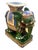 Mid 20th Century Pair Vintage Chinese Asian Glazed Terracotta Elephant Garden Stool Table Benches For Sale - Image 5 of 18