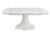Westmoreland Glass Mid 20th Century Westmoreland Ring & Petal Milk Glass Cake Stand For Sale - Image 4 of 5