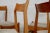 5 Wooden Chairs Flavored Base, Circa 1975., Set of 5 For Sale - Image 12 of 18