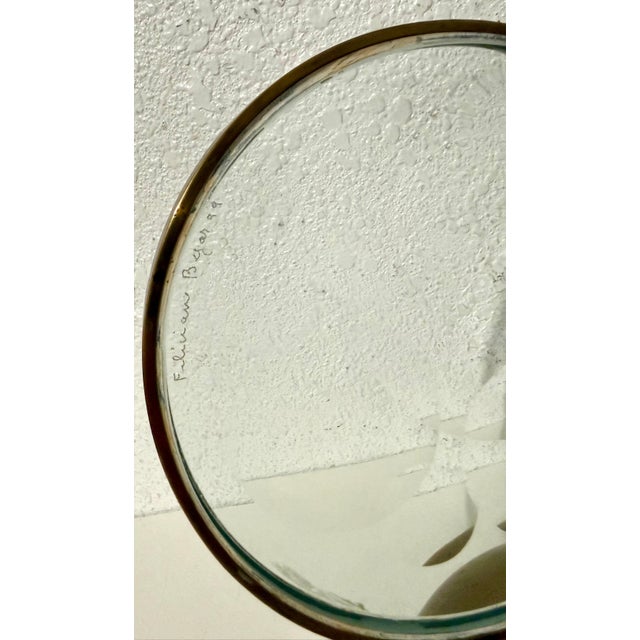 Feliciano Béjar, Feliciano Bejar Magiscope Kinetic Op Art Sculpture Mexican Avant Garde Glass Art For Sale In Miami - Image 6 of 16