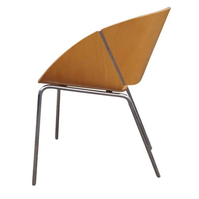 Mid-Century Modern 1 Wolfgang Mezger for Davis Furniture Lipse Side Chair For Sale - Image 3 of 12
