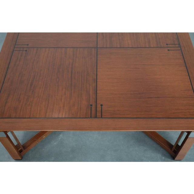 Wood Large Art Deco Decoforma Coffee Table from Schuitema For Sale - Image 7 of 17