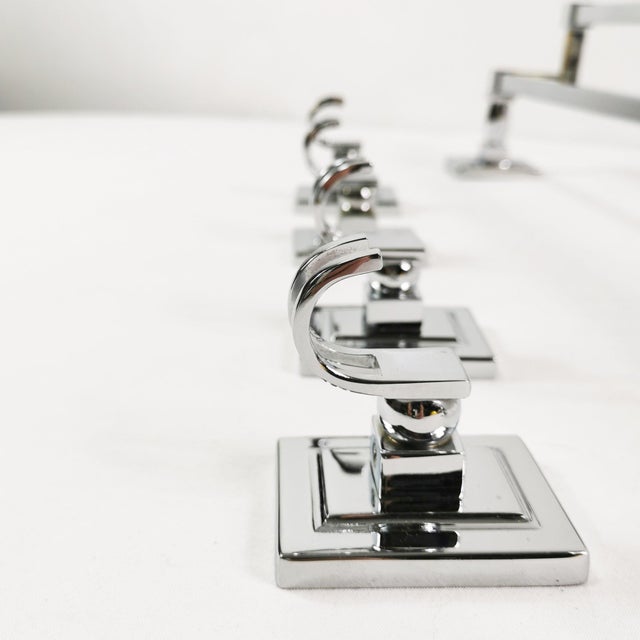 1980s Vintage Wall-Mounted Bathroom Hangers, Germany, 1980s, Set of 5 For Sale - Image 5 of 16