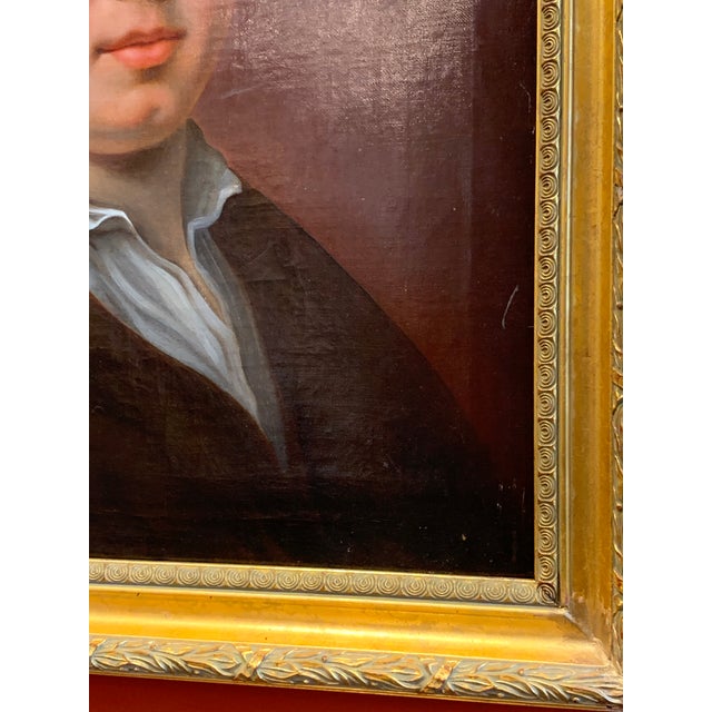 Late 18th/Early 19th Century Oil on Canvas Portrait Painting of a ...