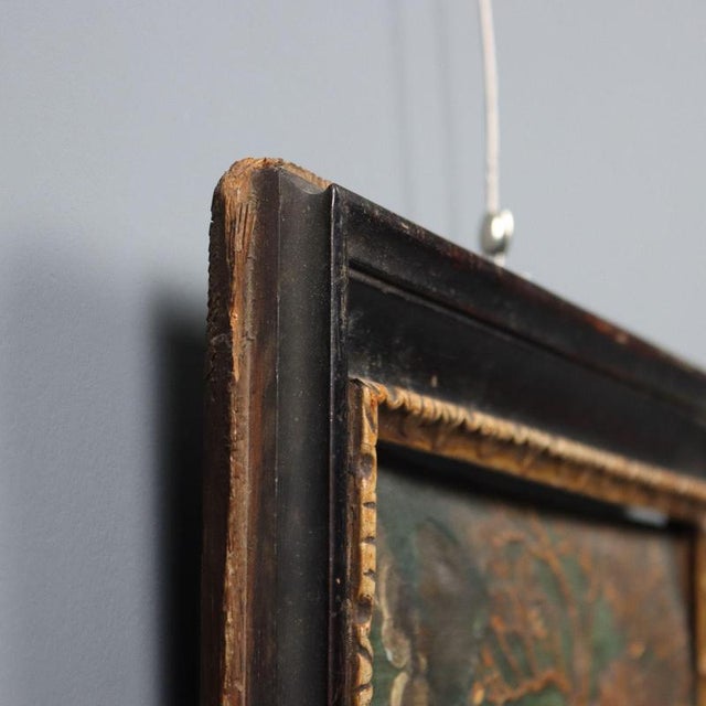 Unknown, Killing of Abel, Wood Inlay, Framed For Sale - Image 9 of 12