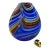 Italian Unique artistic Murano glass vase multicolored by SimoEng Diameter 36 = 14.1" Height 42 cm = 16.5" Depht 20 cm =...