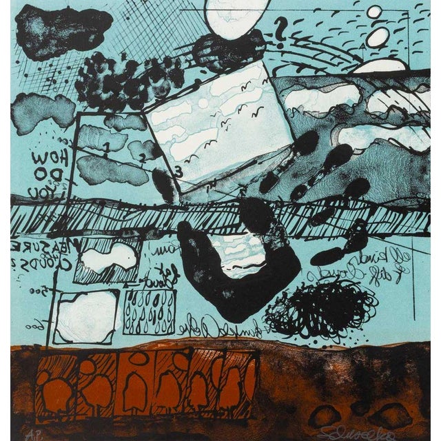 Elfi Schuselka Abstract Composition Prints, 3 For Sale - Image 14 of 18