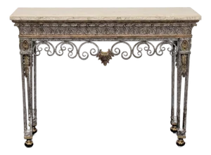 Maitland Smith Marble Top Console Table