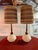 A pair of rare, stunning Mid Century Modern Maria Kipp lamps in excellent condition. The lampshades are made from bamboo...