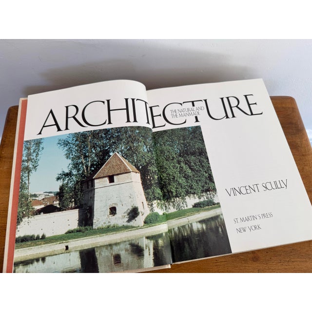1991 First Edition "Architecture: The Natural and the Manmade" Book by Vincent Scully For Sale - Image 4 of 11
