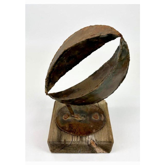 Eli Ilan, 1965 Canadian Israeli Art Brutalist Abstract Welded Steel Sculpture Eli Ilan For Sale - Image 9 of 17