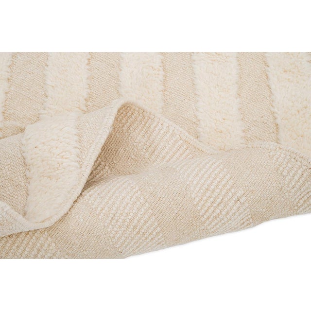 Hand-Knotted Wool Rug by Azele Studio For Sale - Image 9 of 12