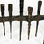 Brutalist Mid 20th Century Brutalist Iron Menorah by David Palombo For Sale - Image 3 of 4
