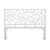 David Francis Tiffany Platform Bed King, White For Sale - Image 4 of 6