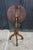 Vintage Federal Style Teak Stenciled Round Tilt Top Side Accent Table For Sale - Image 15 of 17