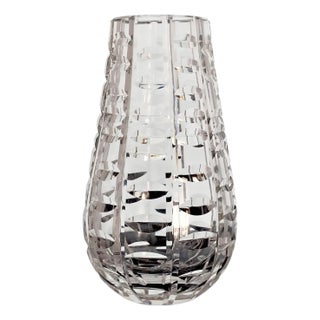 Late 20th Century Waterford Tralee Cut Crystal Vase, Ireland For Sale