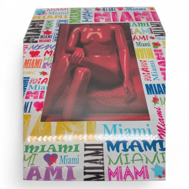 1990s Cool Miami Modern Glass Minimalist 3x5 Photo Frame For Sale - Image 5 of 11