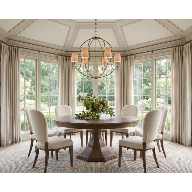 Modern Round Dining Table - 70" For Sale - Image 12 of 12