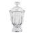 Vintage Block Crystal 24% Full Lead Crystal Lidded Urn Candy Jar For Sale