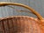 Large Antique Hand Woven Willow Gathering Basket Branch Handle For Sale - Image 11 of 17