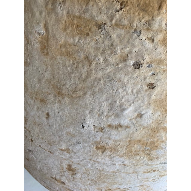 Provence French olive jars Off white and tan Beautiful condition Authentic