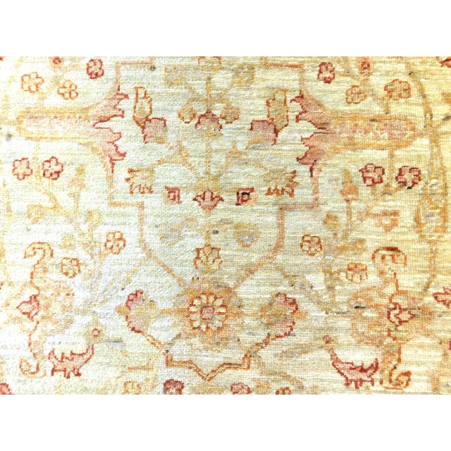 Hand Knotted Pakistan Royal Chobi Runner Rug, 3'7"x 14' For Sale In Los Angeles - Image 6 of 12