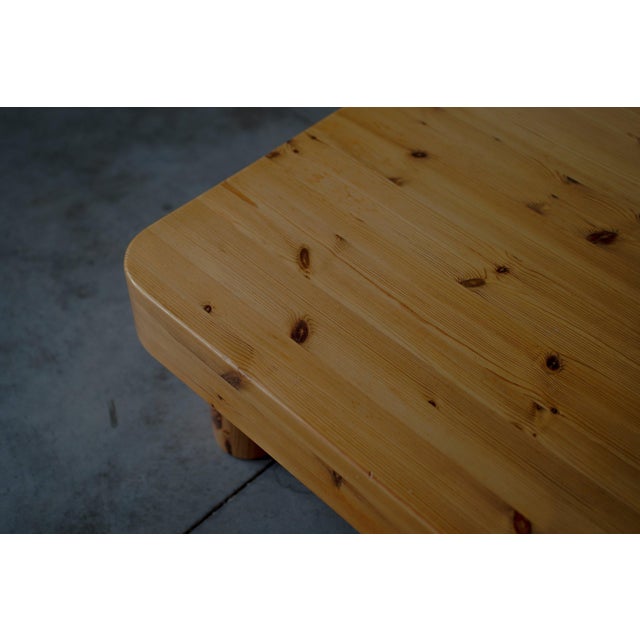 Pine Coffee Table, Netherlands, 1970s For Sale - Image 8 of 9